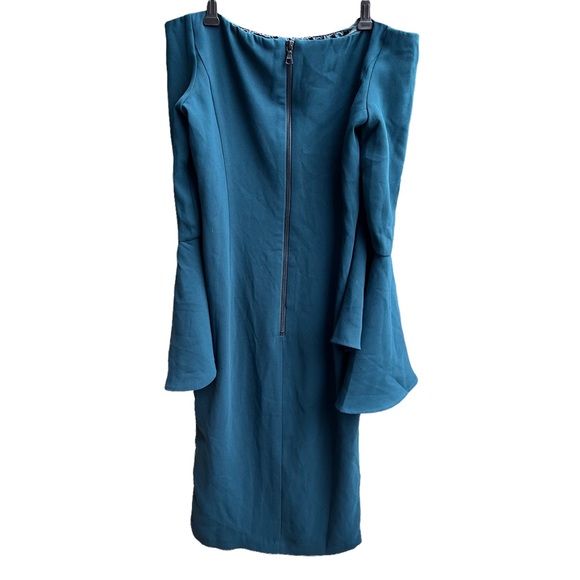 Bardot Off The Shoulder Bell Sleeve Midi Length Solange Dress - Picture 6 of 15